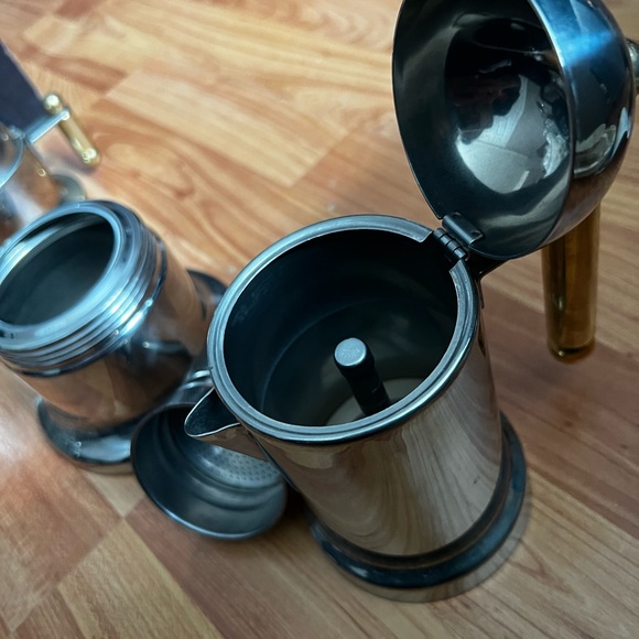 vintage italian stovetop espresso maker 3 piece - Picture 5 of 8